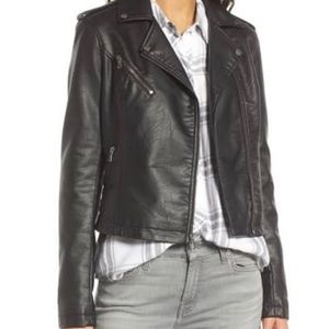 Levi’s Faux black Leather Moto Jacket